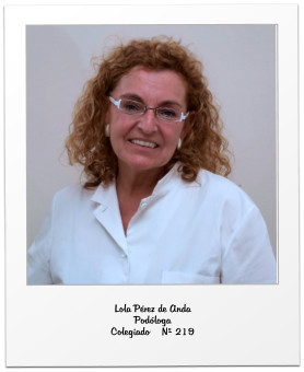 Lola Pérez de Anda Podóloga Colegiado    Nº 219